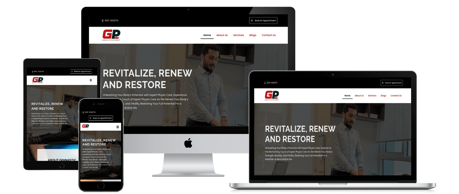 Ginnastic Phyio Website Development