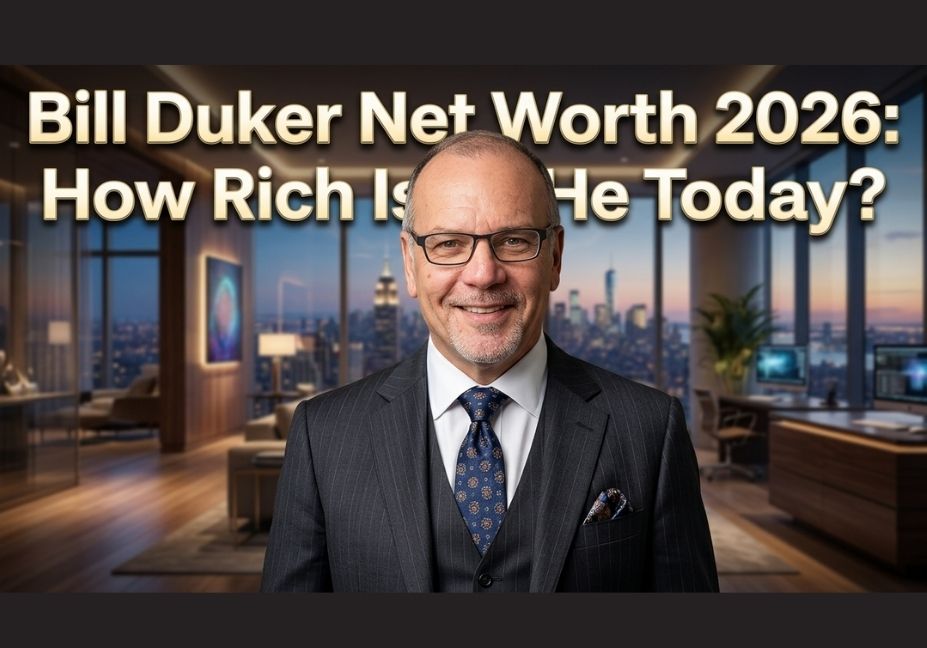 portrait of Bill Duker in a luxury office with text reading Bill Duker Net Worth 2026: How Rich Is He Today.