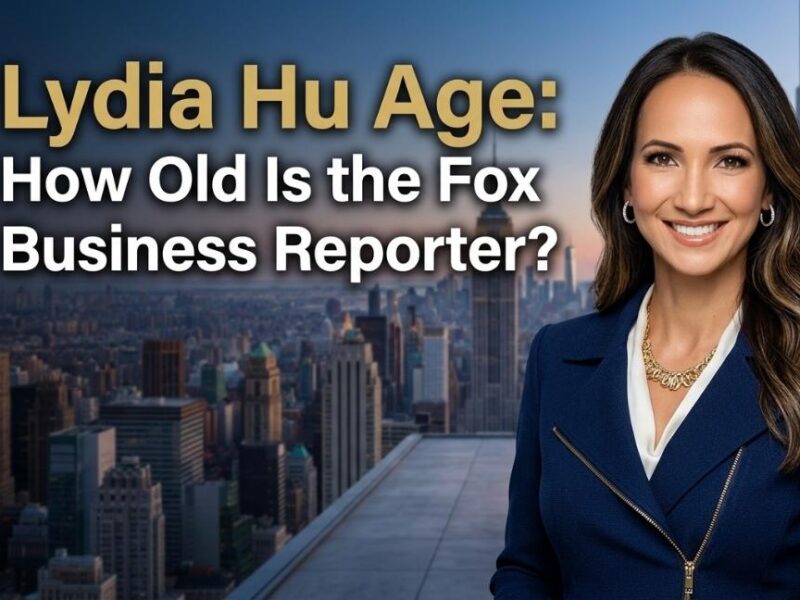A profile picture featuring Lydia Hu with text inquiring about her age.