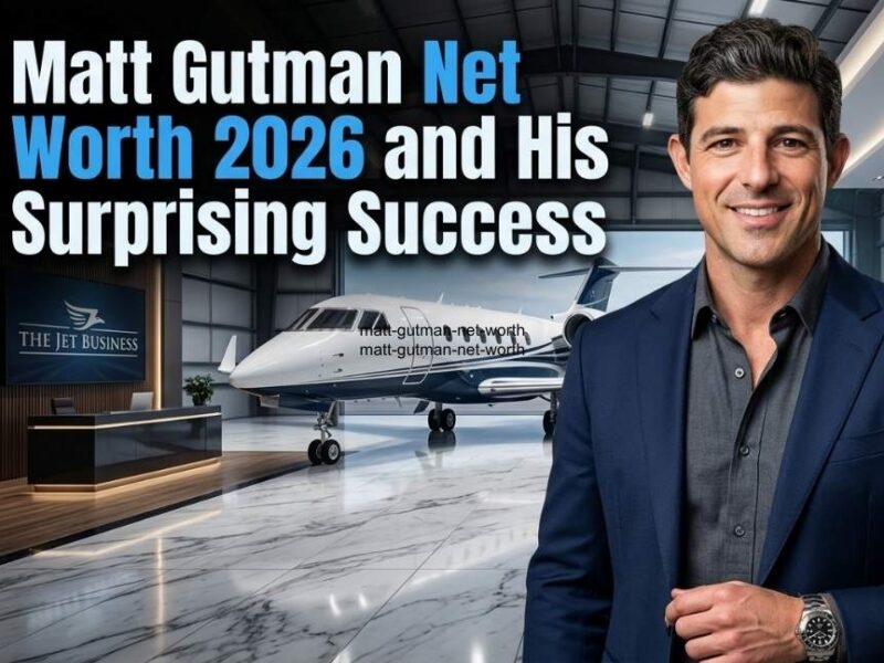 AI-generated portrait of a smiling journalist in a blue suit holding a black and gold pickleball paddle on a luxury outdoor court with a CBS News screen in the background.