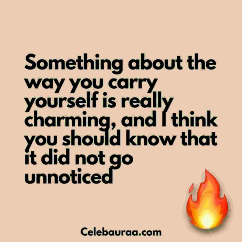Fire pick up lines quote on minimalist beige background with realistic flame illustration