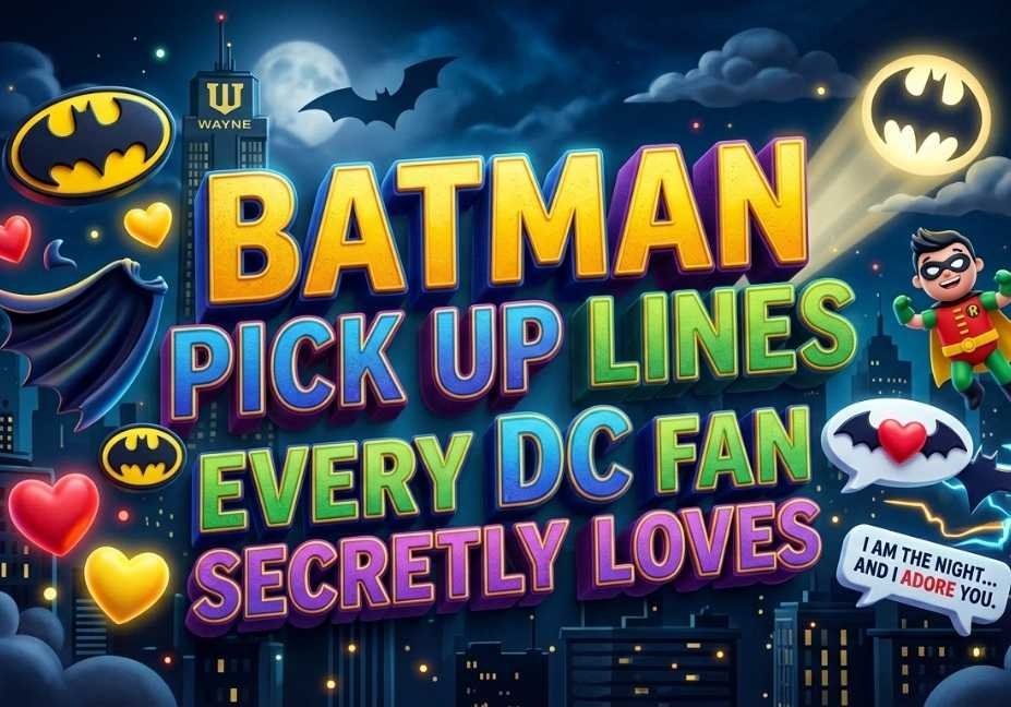 batman pick up lines every DC fan secretly loves