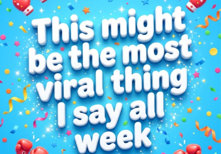 Why These Boxing Pick Up Lines Keep Getting Replies – festive blue background with confetti and red boxing gloves