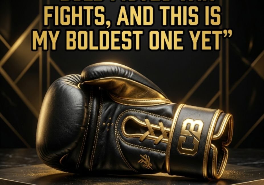 Why These Boxing Pick Up Lines Keep Getting Replies – luxury black and gold boxing glove on marble background