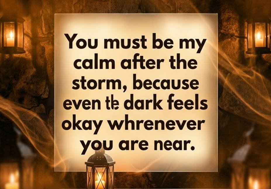 Dark Humor Pick Up Lines: Charming or Cursed? - candlelit calm after storm flirty quote