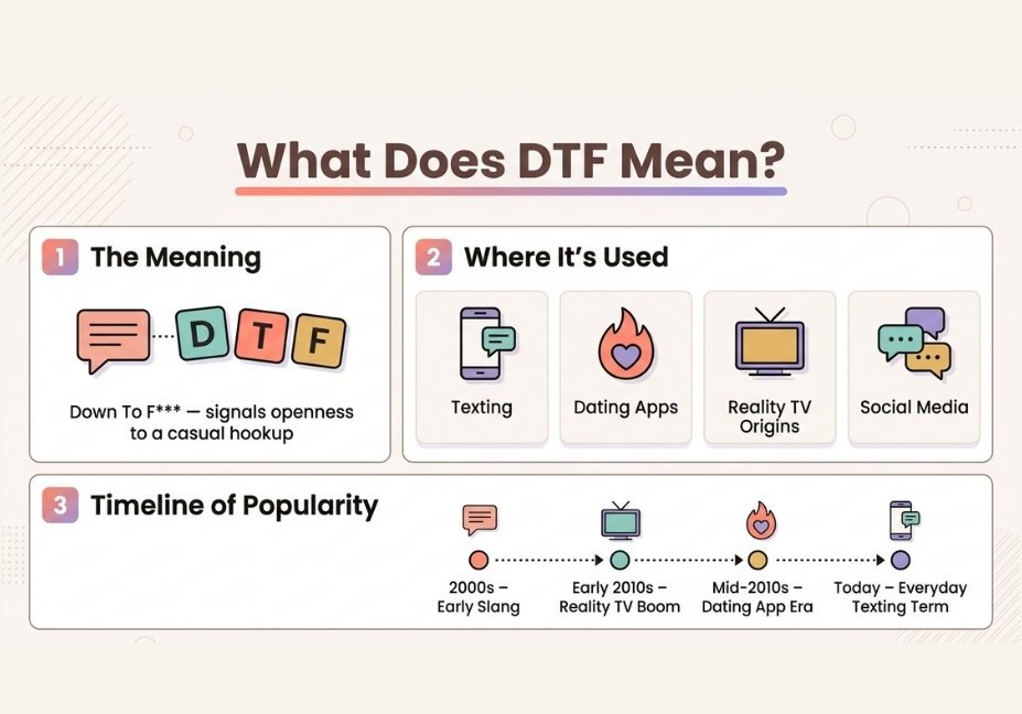 DTF meaning, texting slang, dating app slang, internet abbreviations, text message guide