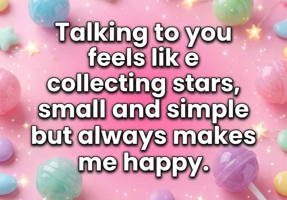 Cute candy crush saga pick up lines image with soft pastel lollipop background and sweet quote