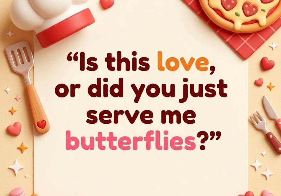 “Is this love, or did you just serve me butterflies?”