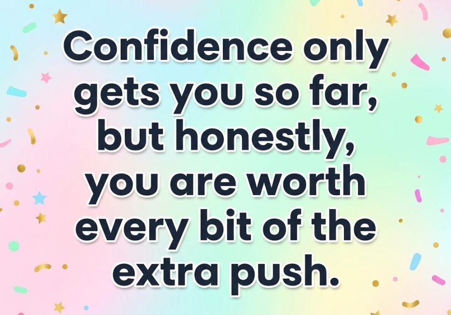 Bold indian tribal pick up lines quote with confident pastel confetti background