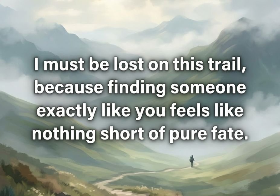 Indian tribal pick up lines quote about a lost trail and pure fate