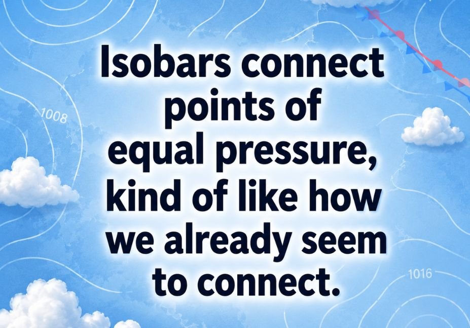 Clever meteorologist pick up lines weather map themed quote image
